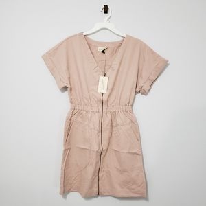 XS - Pink Universal Thread Zip Up Elastic Waist Dr